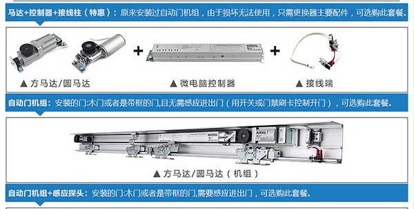 自动玻璃感应门电机